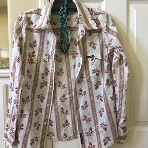 Lucky Brand western cowgirl shirt size Small